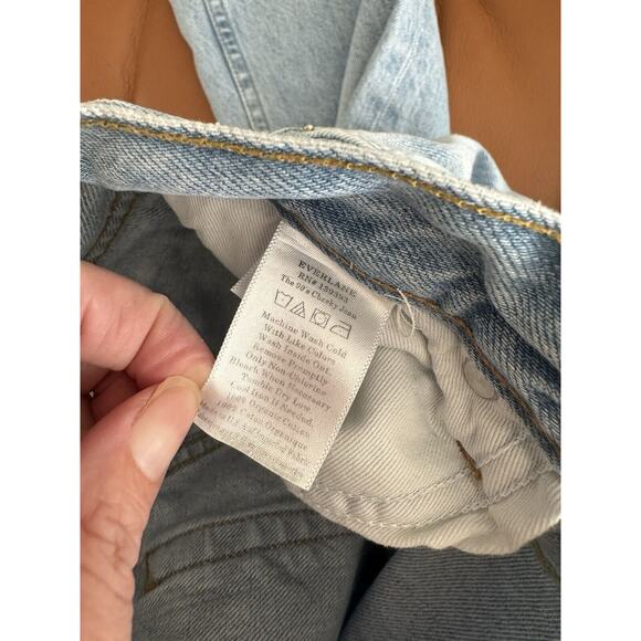 NWD Everlane The 90s Cheeky Organic Cotton Ankle Jeans Button Fly Size 25 - Picture 7 of 7